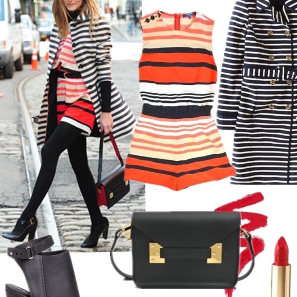 Peter Som Striped romper